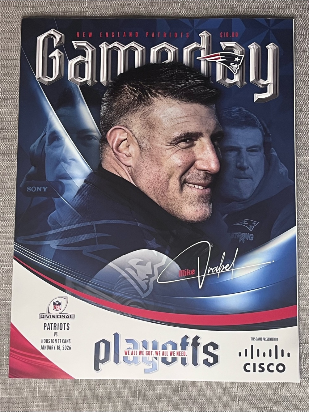 Patriots GameDay book